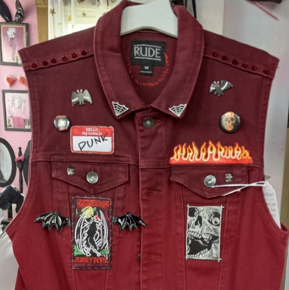 Hellraiser- custom RAGE Jacket- punk demon themed- PRICE FIRM - Picture 6 of 6